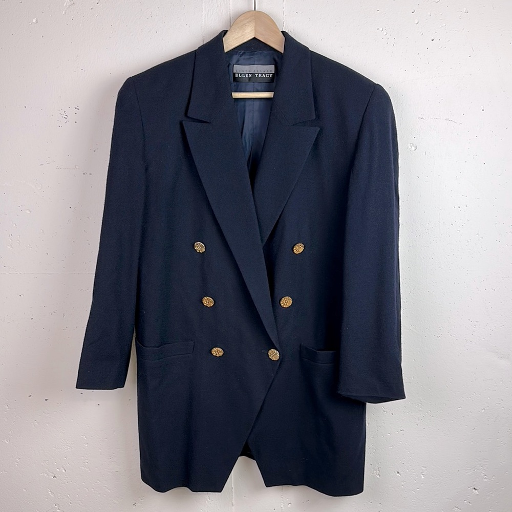 Vintage Wool Oversized Blazer